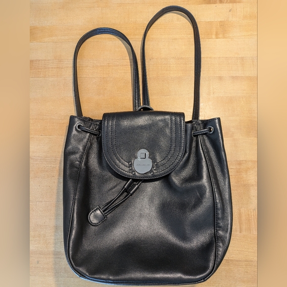 Longchamp Cavalcade Small Leather Backpack in Black - Picture 5 of 15